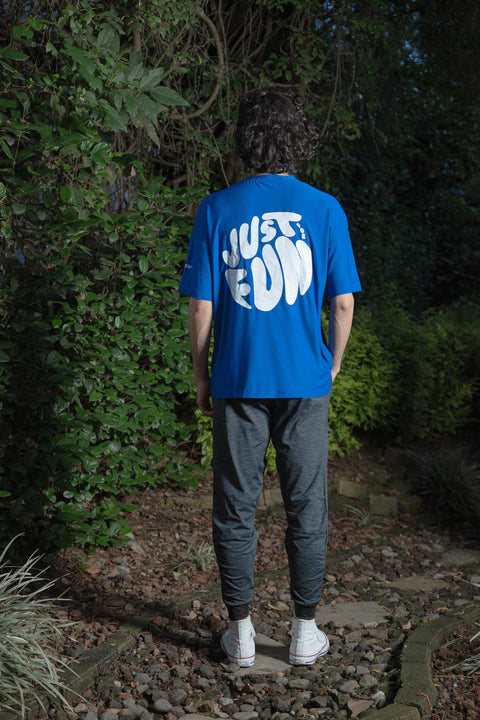 Just For Fun Acid Blue Tee