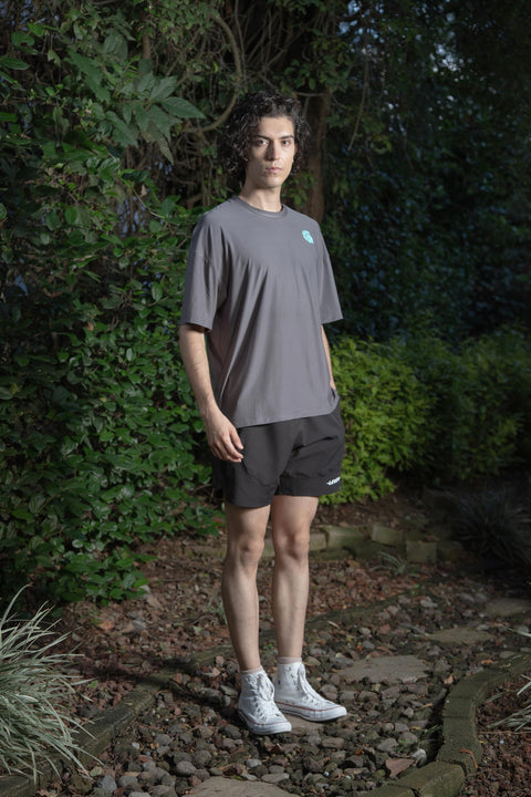 Just For Fun Acid Gray Tee