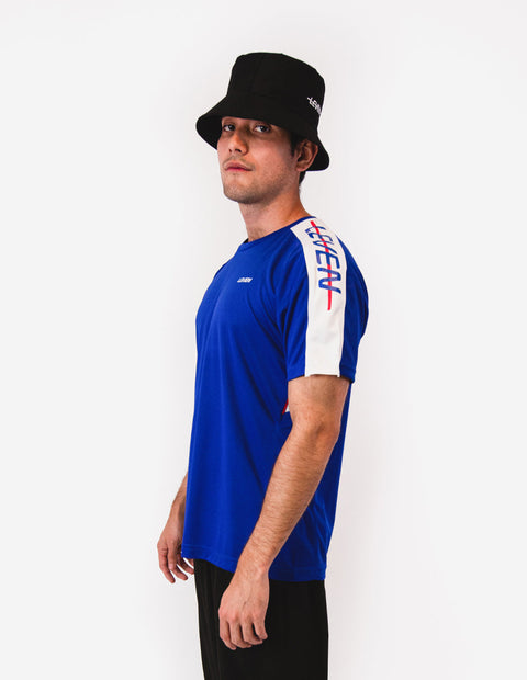 Playera Leven Asteroid Runner Azul