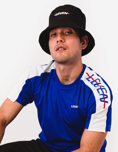 Playera Leven Asteroid Runner Azul