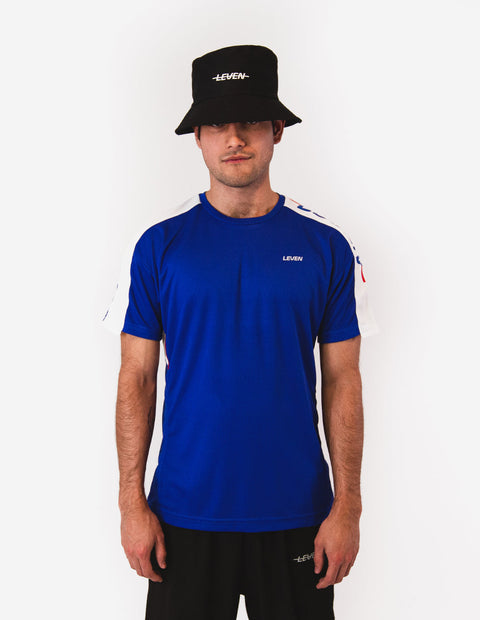 Playera Leven Asteroid Runner Azul